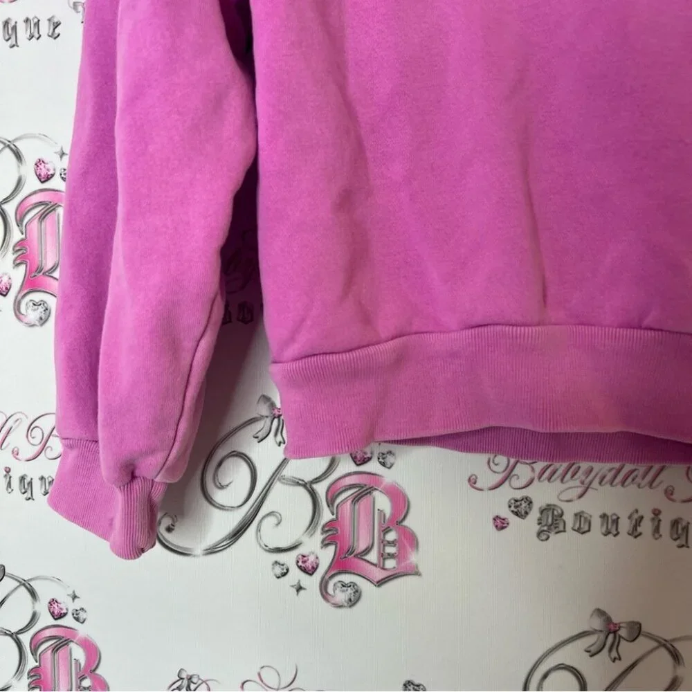 GAP sweater pull over berry pink purple comfy lounge Soft Pink Textured